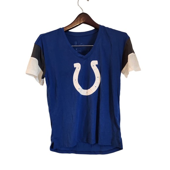 Nike Tops - Nike Indianapolis Colts Dri-Fit T-Shirt Womens Size S Blue Team Apparel NFL